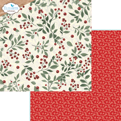 Elizabeth Craft Designs Cozy Comfort 12x12 Inch Patterned Cardstock by Everyday Memories
