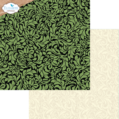 Elizabeth Craft Designs Cozy Comfort 12x12 Inch Patterned Cardstock by Everyday Memories