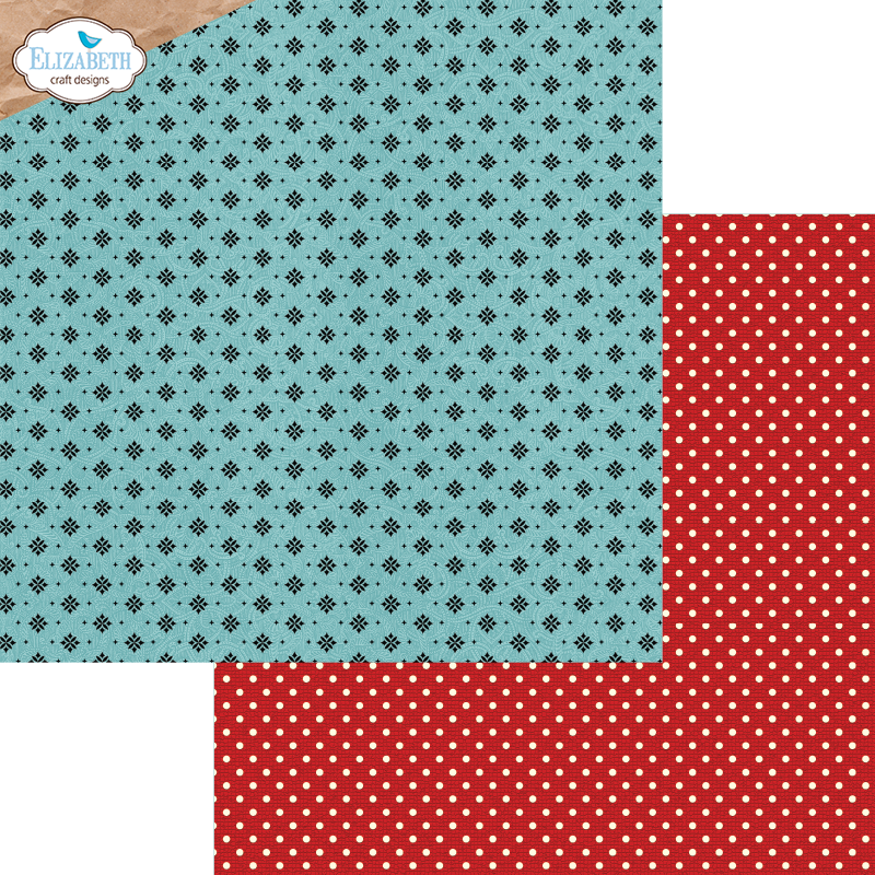 Elizabeth Craft Designs Cozy Comfort 12x12 Inch Patterned Cardstock by Everyday Memories