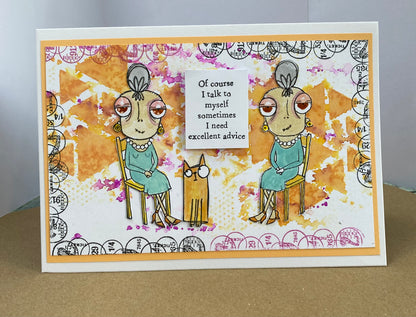 TP-780 - A7 Clear Stamp Set - Deep Thoughts Dee