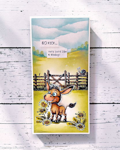 Creative Ember Designs Go Kick - A6 Stamp Set