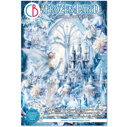 Ciao Bella Frozen Land A4 Junk Journal Ephemera Book (32pcs)
