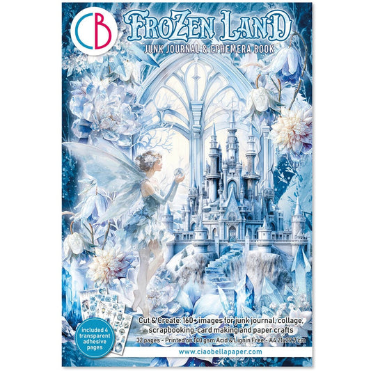 Ciao Bella Frozen Land A4 Junk Journal Ephemera Book (32pcs)
