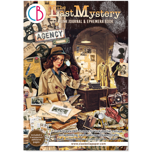 Ciao Bella The Last Mystery A4 Junk Journal Ephemera Book (32pcs)