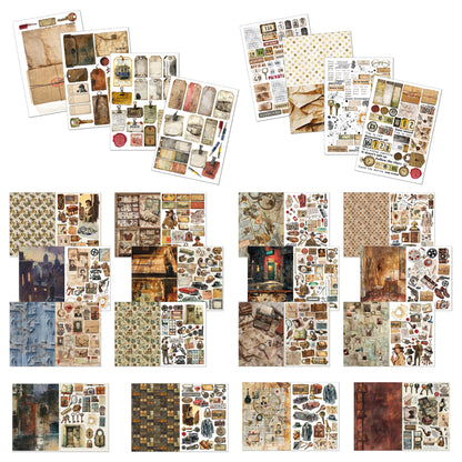 Ciao Bella The Last Mystery A4 Junk Journal Ephemera Book (32pcs)