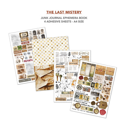 Ciao Bella The Last Mystery A4 Junk Journal Ephemera Book (32pcs)