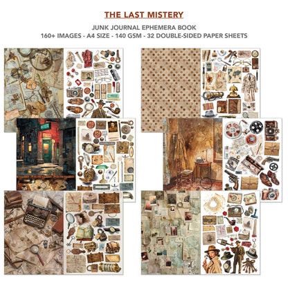 Ciao Bella The Last Mystery A4 Junk Journal Ephemera Book (32pcs)