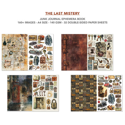 Ciao Bella The Last Mystery A4 Junk Journal Ephemera Book (32pcs)