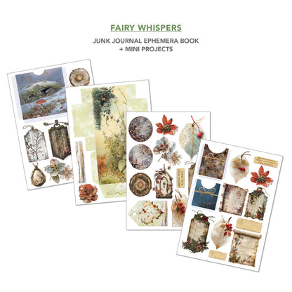 Ciao Bella Fairy Whispers A4 Junk Journal Ephemera Book (32pcs)