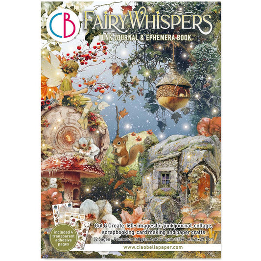 Ciao Bella Fairy Whispers A4 Junk Journal Ephemera Book (32pcs)