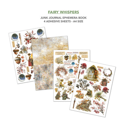 Ciao Bella Fairy Whispers A4 Junk Journal Ephemera Book (32pcs)