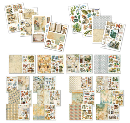 Ciao Bella Asia Diary A4 Junk Journal Ephemera Book (32pcs)