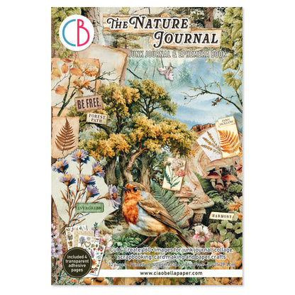 Ciao Bella The Nature Journal A4 Junk Journal Ephemera Book (32pcs)