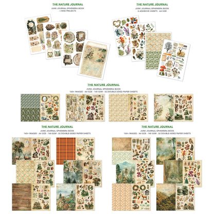 Ciao Bella The Nature Journal A4 Junk Journal Ephemera Book (32pcs)