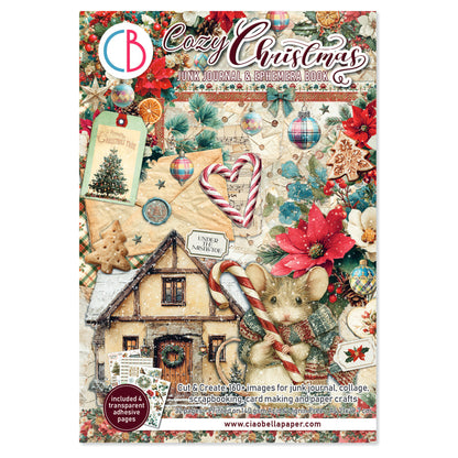 Ciao Bella Cozy Christmas A4 Junk Journal Ephemera Book (32pcs)
