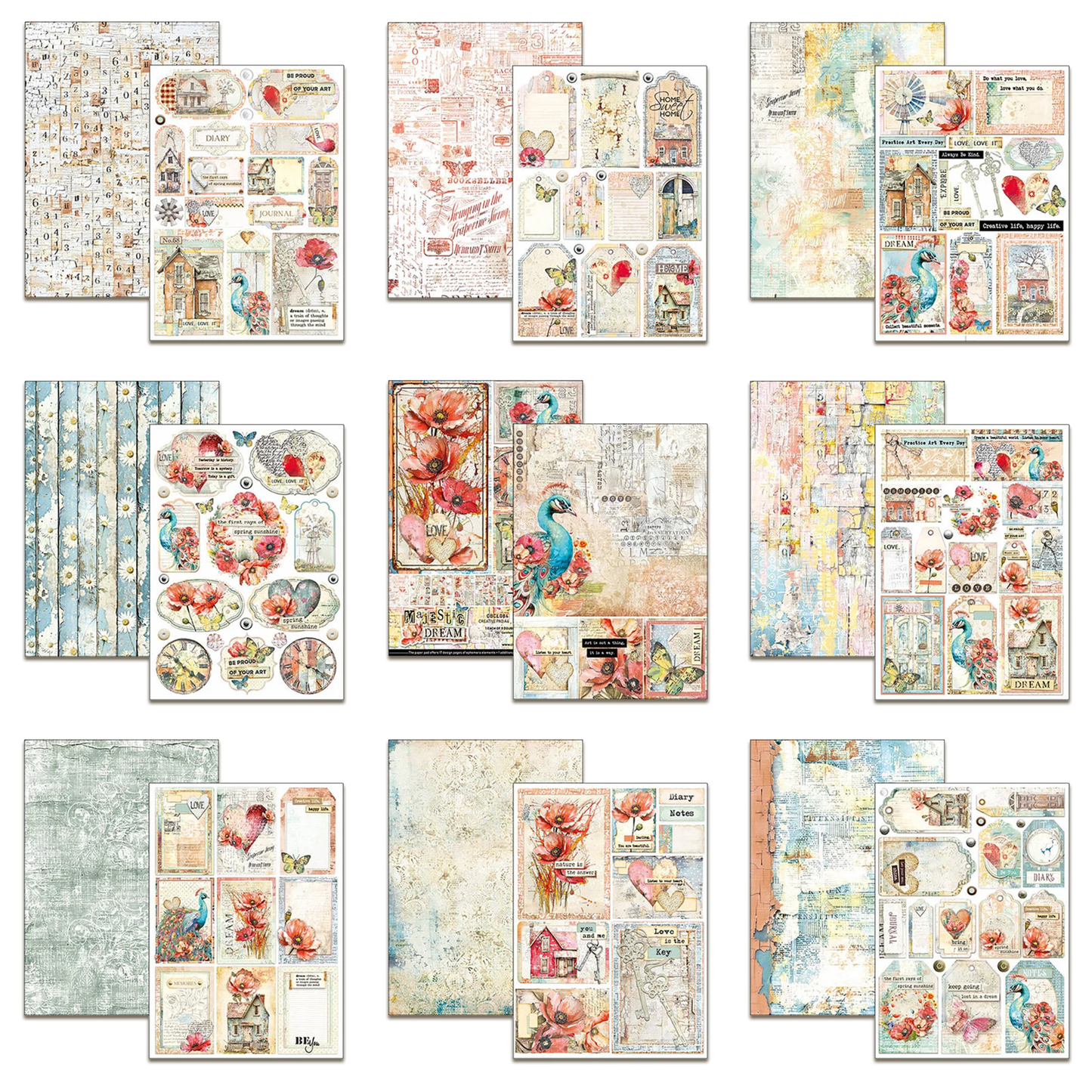 Ciao Bella Majestic Dream A4 Creative Pad (9pcs)