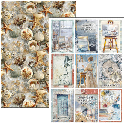 Ciao Bella An Artist Journey A4 Creative Pad (9pcs)