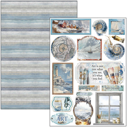 Ciao Bella An Artist Journey A4 Creative Pad (9pcs)