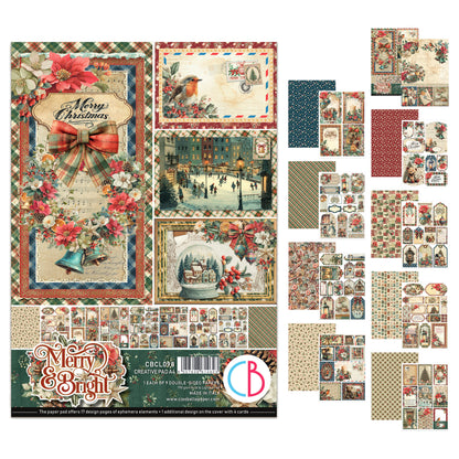 Ciao Bell Merry & Bright A4 Creative Pad (9pcs)