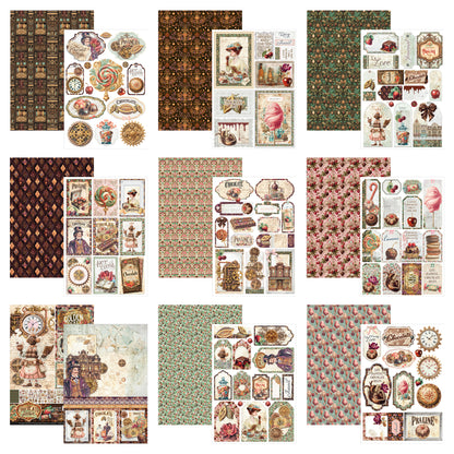 Ciao Bella The Chocolate Factory A4 Creative Pad (9pcs)