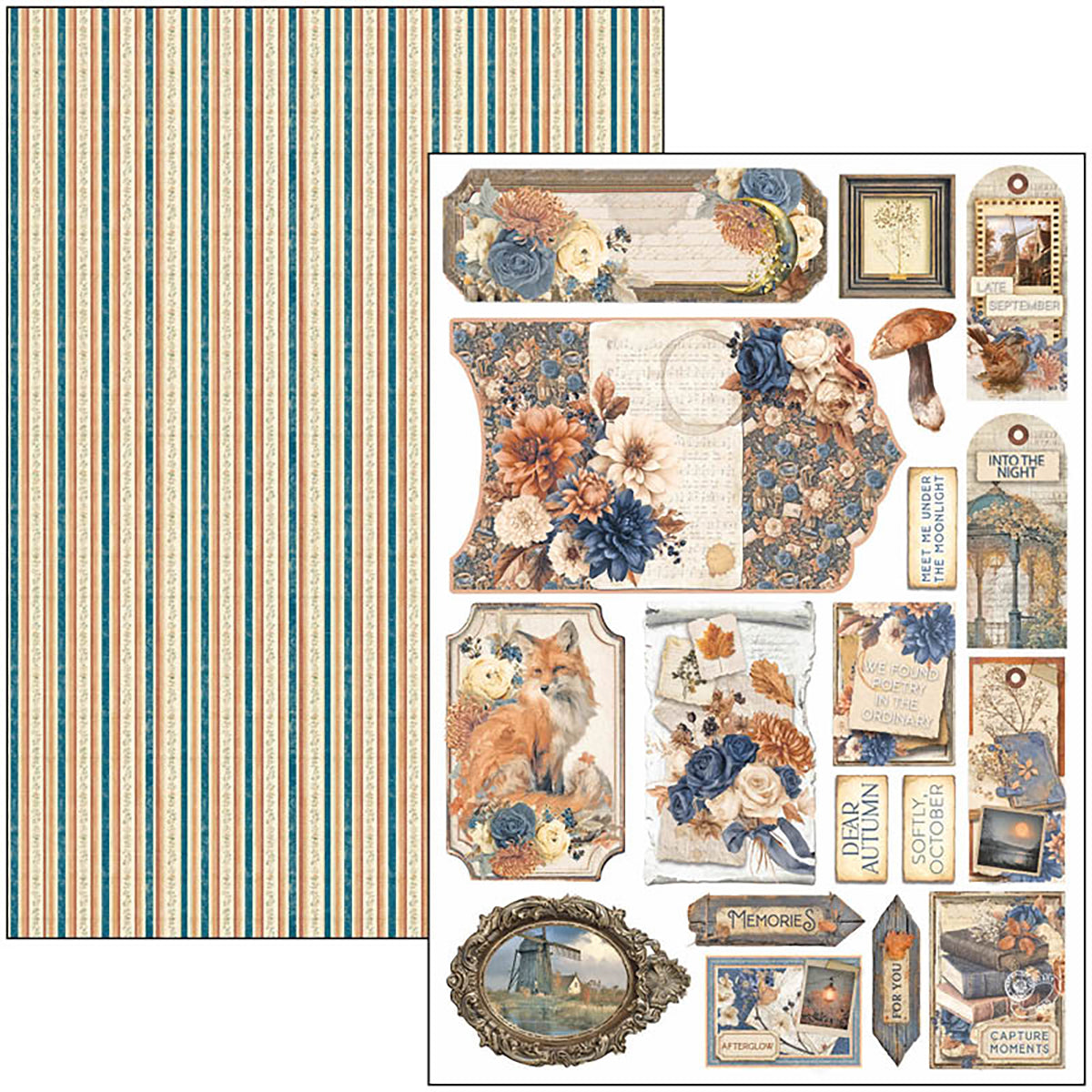 Ciao Bella Poetry A4 Creative Pad (9pcs)