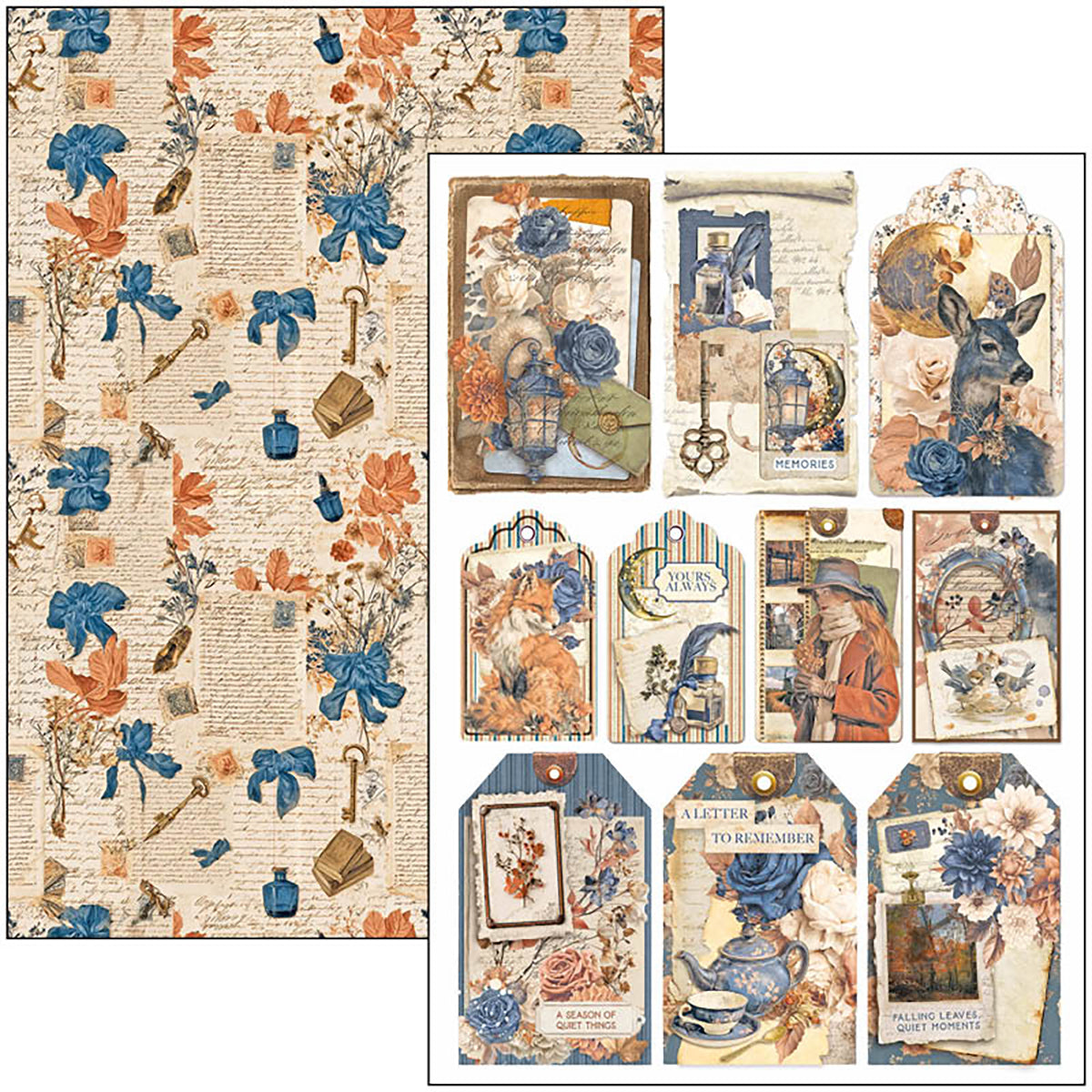 Ciao Bella Poetry A4 Creative Pad (9pcs)