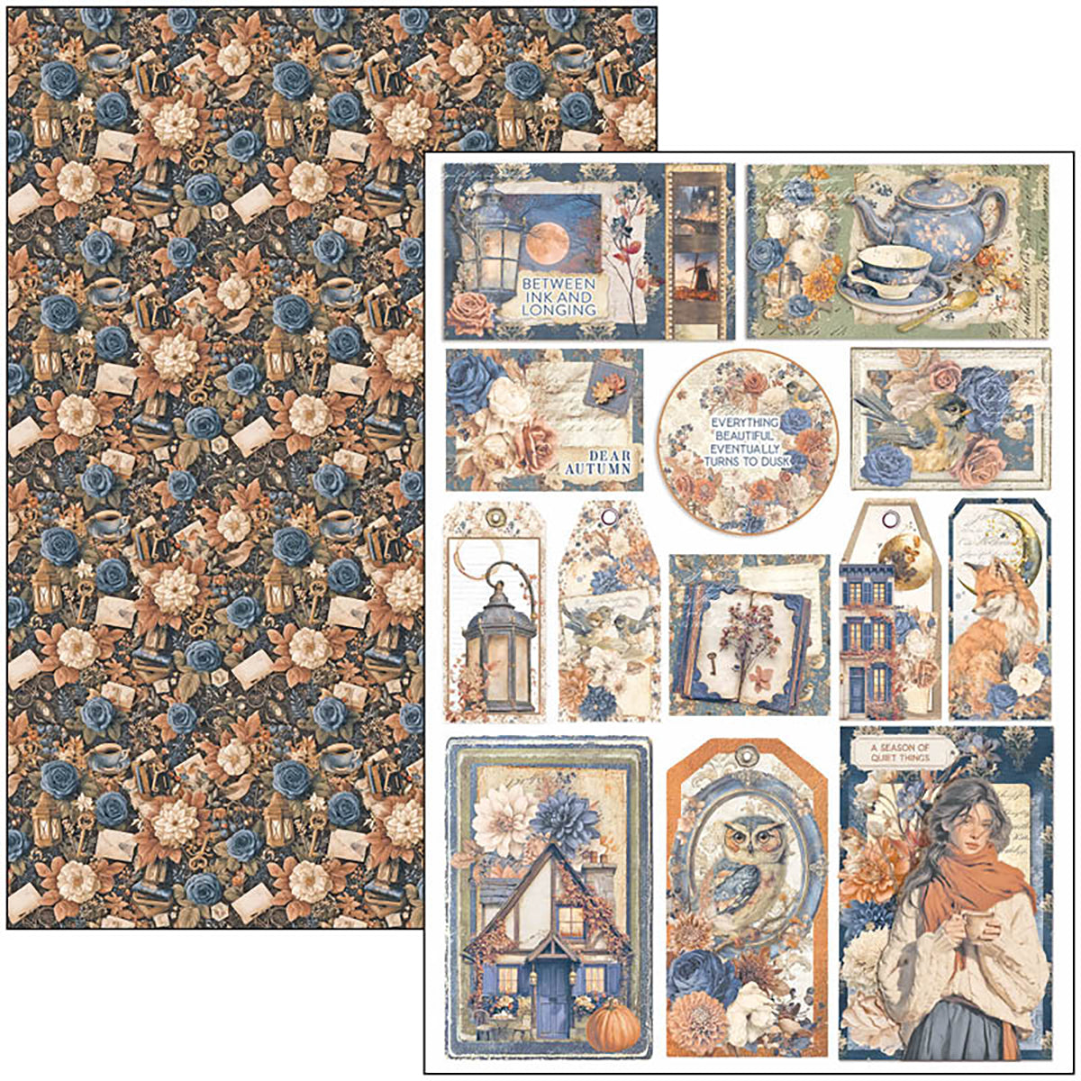 Ciao Bella Poetry A4 Creative Pad (9pcs)