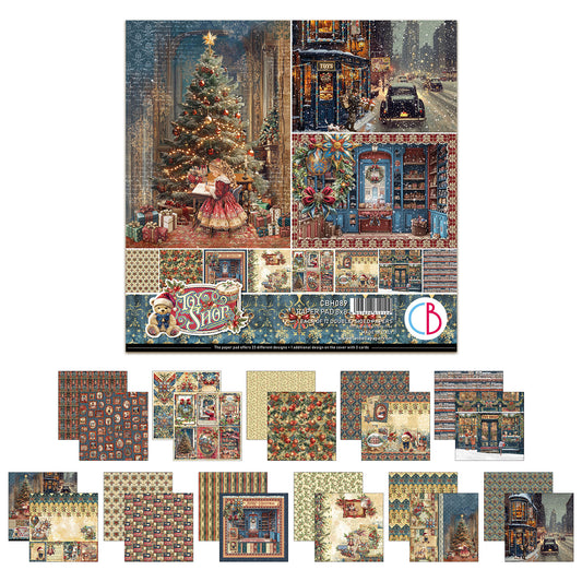 Ciao Bella Toy Shop 8x8 Inch Paper Pad (12pcs)