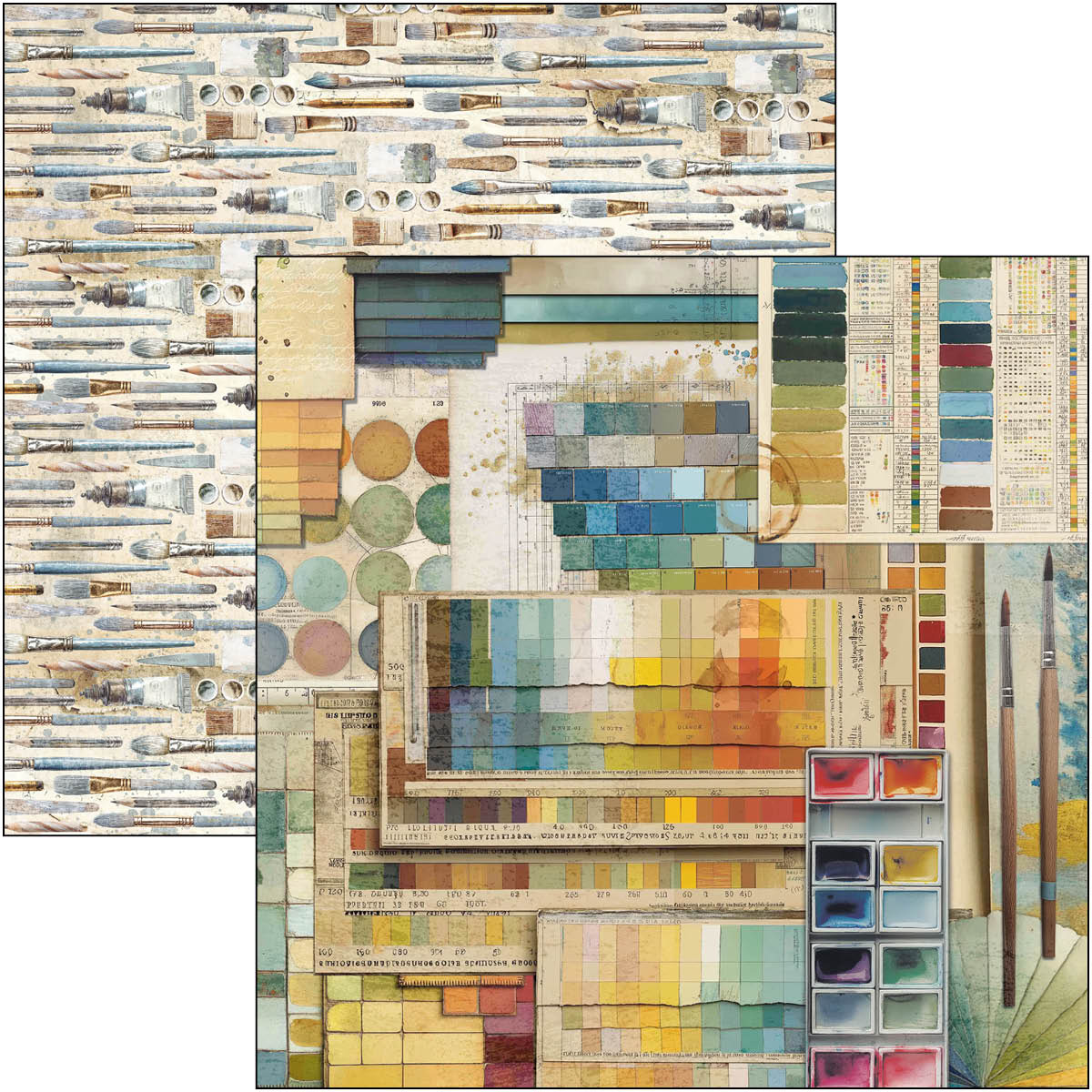 Ciao Bella An Artist Journey 8x8 Inch Paper Pad (12pcs)