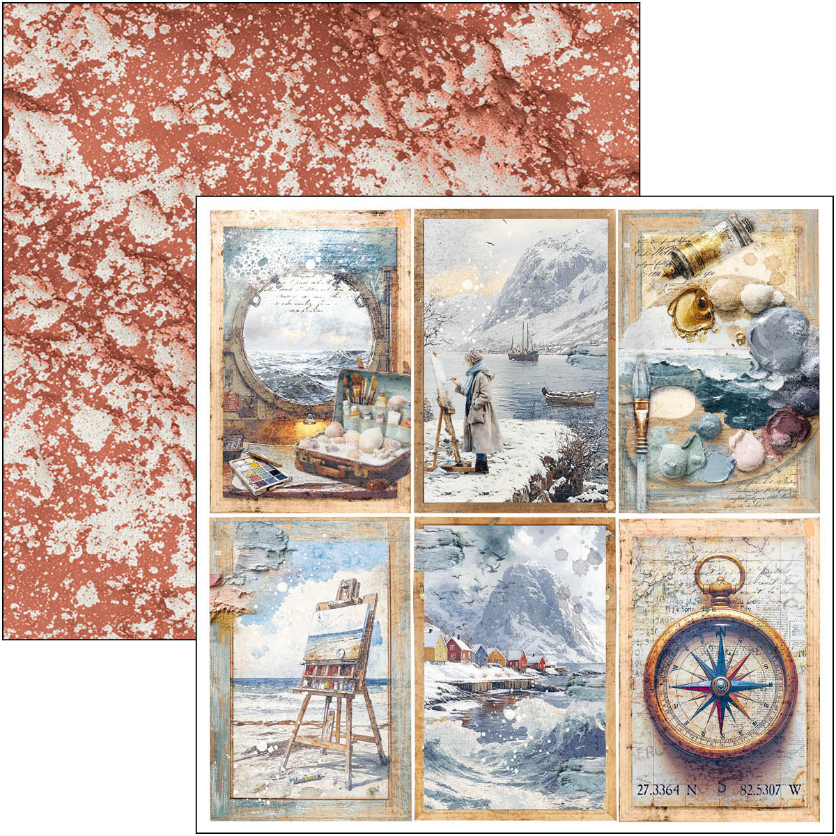 Ciao Bella An Artist Journey 8x8 Inch Paper Pad (12pcs)