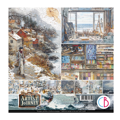 Ciao Bella An Artist Journey 8x8 Inch Paper Pad (12pcs)