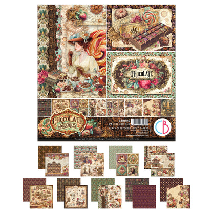 Ciao Bell The Chocolate Factory 8x8 Inch Paper Pad (12pcs)