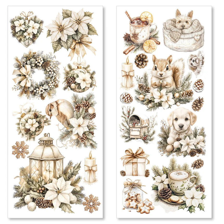 Ciao Bella Winter Season Transparent Adhesive Sheets (5pcs)