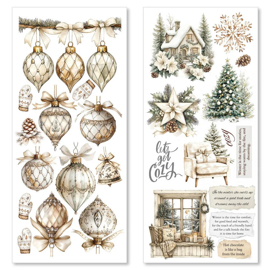 Ciao Bella Winter Season Transparent Adhesive Sheets (5pcs)