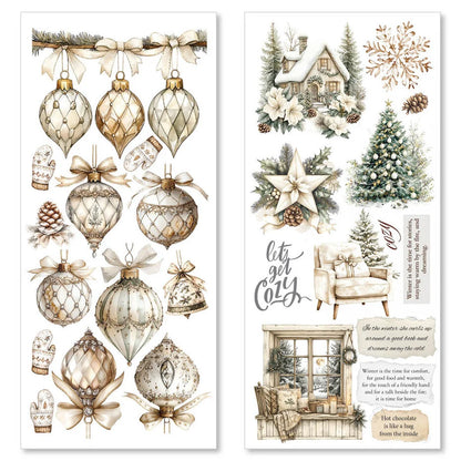 Ciao Bella Winter Season Transparent Adhesive Sheets (5pcs)