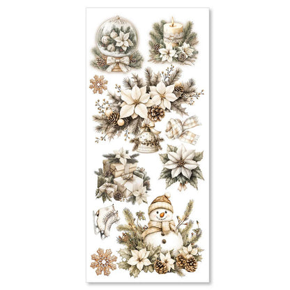 Ciao Bella Winter Season Transparent Adhesive Sheets (5pcs)