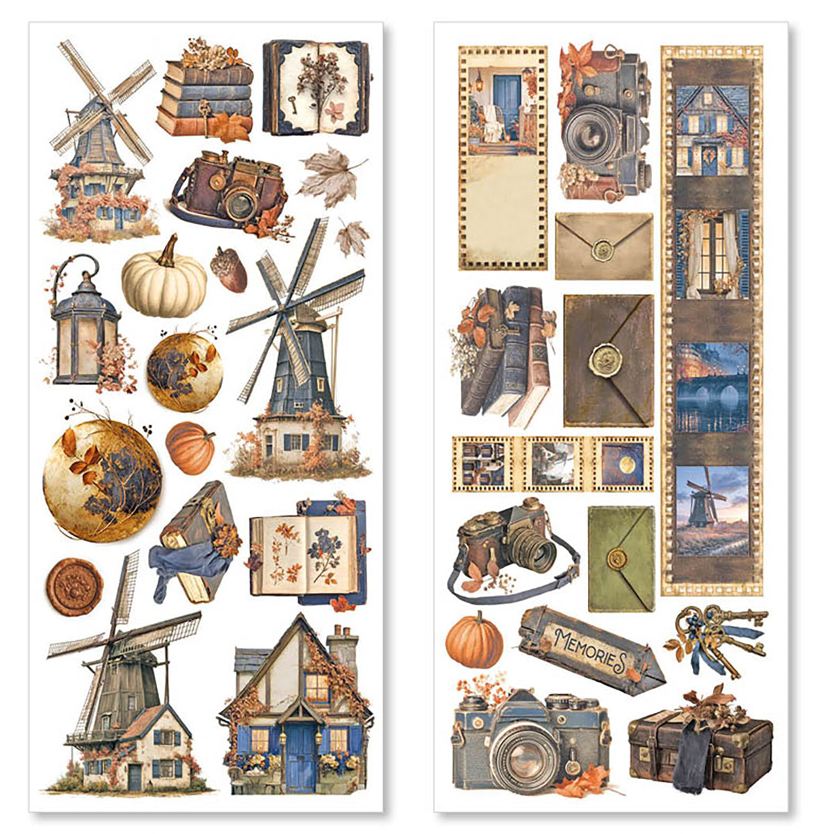 Ciao Bella Poetry Transparent Adhesive Sheets (5pcs)