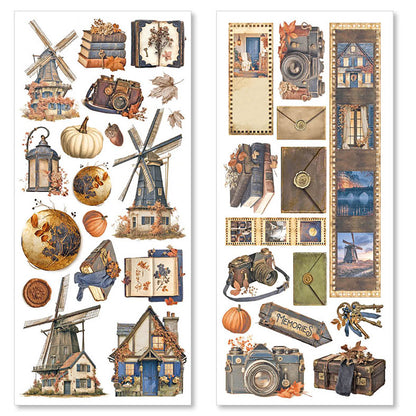 Ciao Bella Poetry Transparent Adhesive Sheets (5pcs)