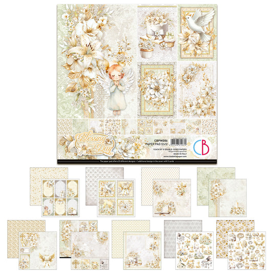 Ciao Bella Blessing Day 12x12 Inch Paper Pad (12pcs)