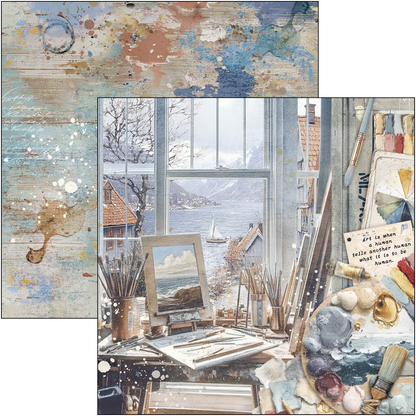 Ciao Bella An Artist Journey 12x12 Inch Paper Pad (12pcs)