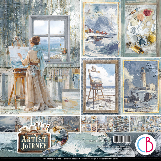 Ciao Bella An Artist Journey 12x12 Inch Paper Pad (12pcs)