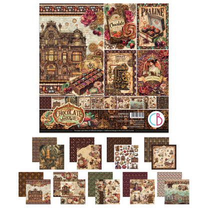 Ciao Bell The Chocolate Factory 12x12 Inch Paper Pad (12pcs)
