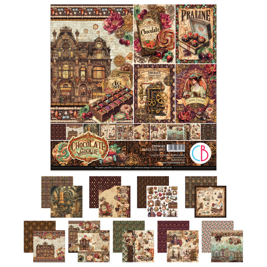 Ciao Bell The Chocolate Factory 12x12 Inch Paper Pad (12pcs)
