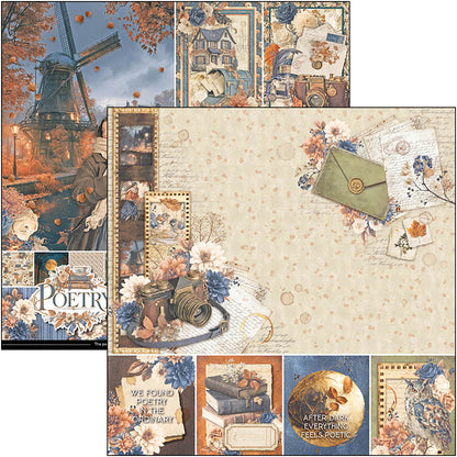 Ciao Bella Poetry 12x12 Inch Paper Pad (12pcs)