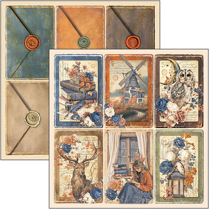 Ciao Bella Poetry 12x12 Inch Paper Pad (12pcs)