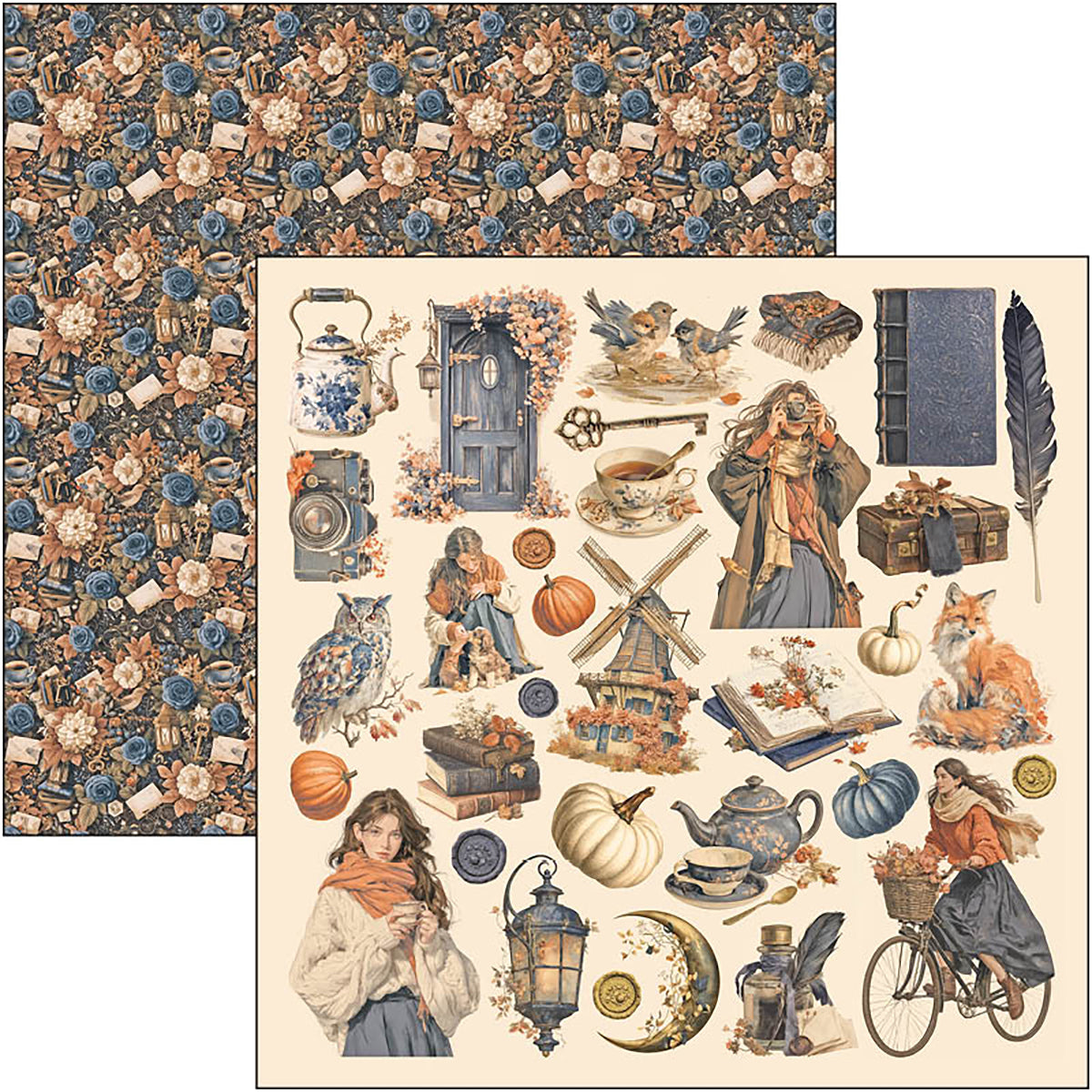 Ciao Bella Poetry 12x12 Inch Paper Pad (12pcs)