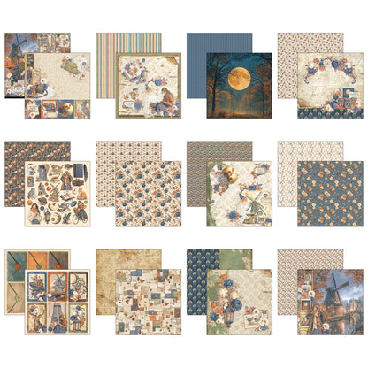 Ciao Bella Poetry 12x12 Inch Paper Pad (12pcs)