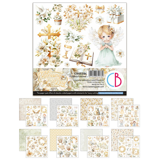 Ciao Bella Blessing Day 6x6 Inch Fussy Cut Pad (24pcs)