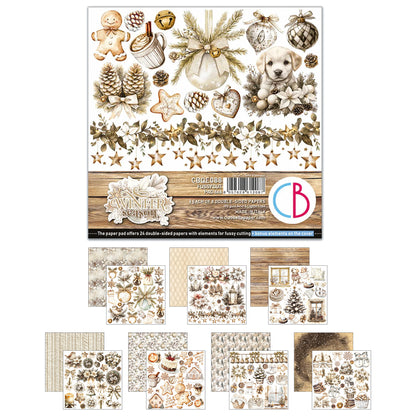Winter Season 6x6 Inch Fussy Cut Pad (24pcs)