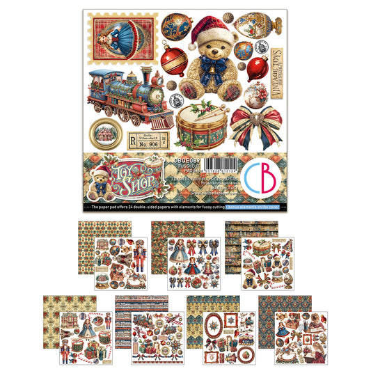 Ciao Bella Toy Shop 6x6 Inch Fussy Cut Pad (24pcs)